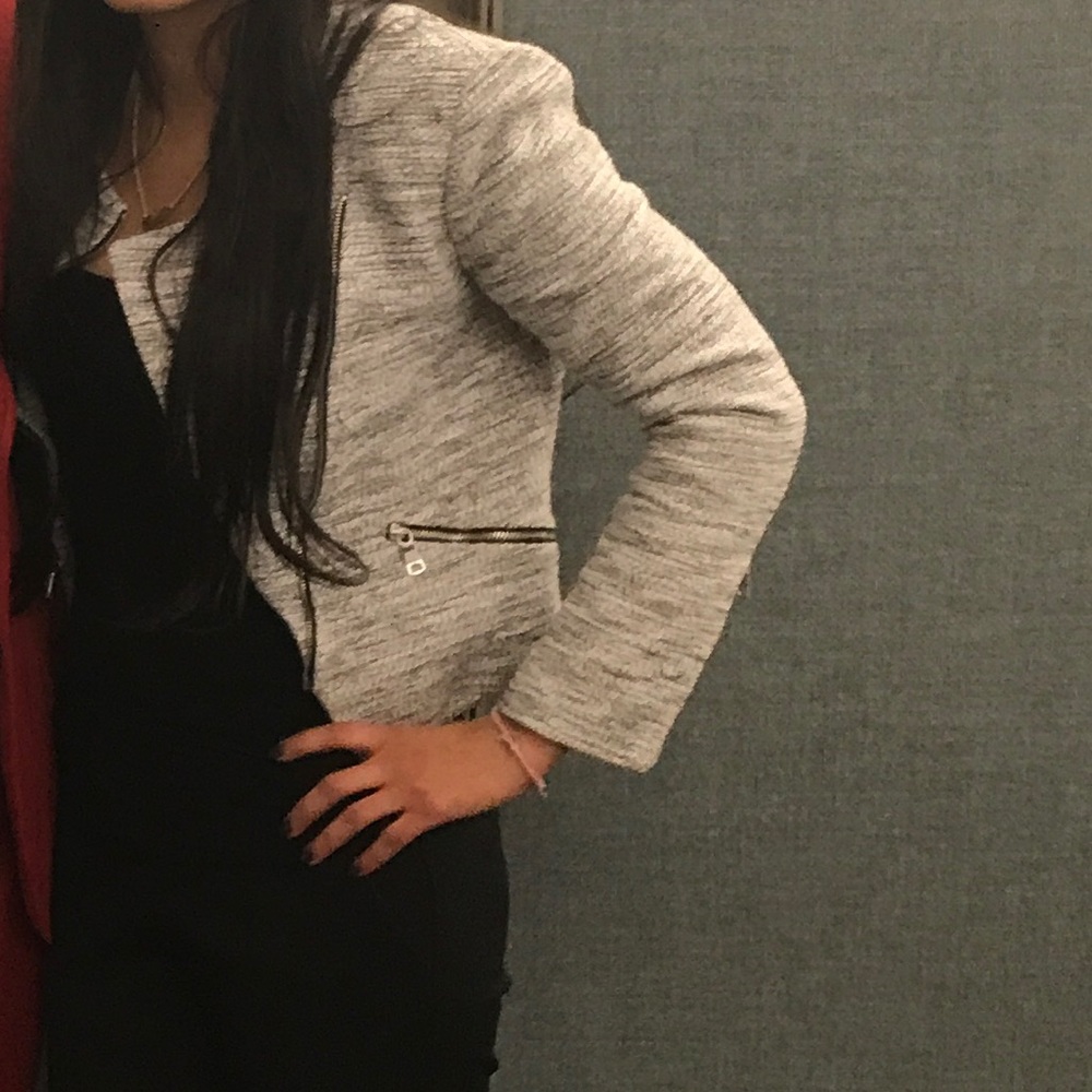 Black and white jacket!